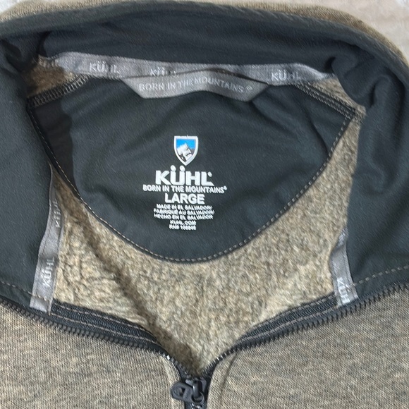 Kuhl Brown Zip Up Sweater with Classic Design - Picture 3 of 6